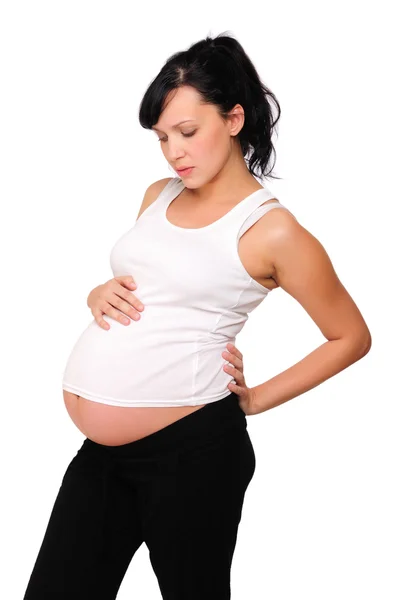 stock image Young pregnant woman