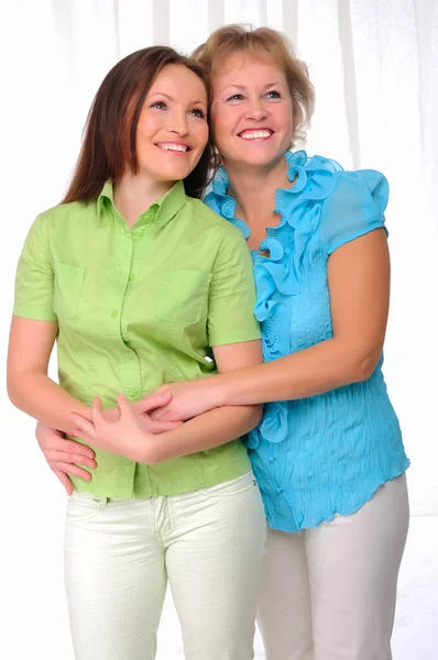 Mother Daughter Together Symbol Family — Stock Photo, Image
