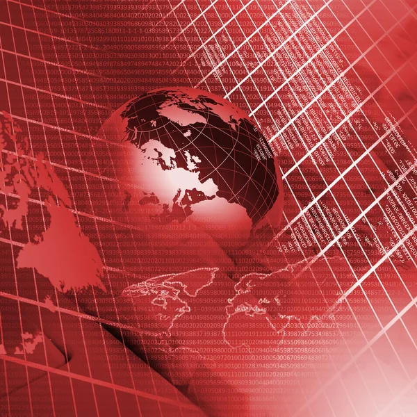 Global Business Modern Global Technology Illustrated — Stock Photo, Image