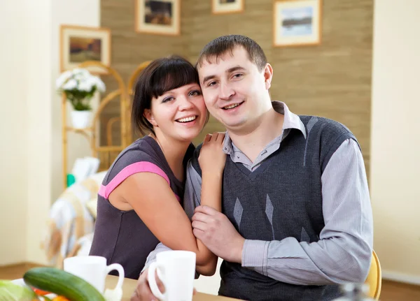 Happy Young Couple Love Spending Time Together — Stock Photo, Image