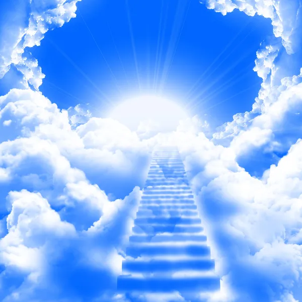 Σκάλα μέχρι τον ουρανό — Φωτογραφία Αρχείου