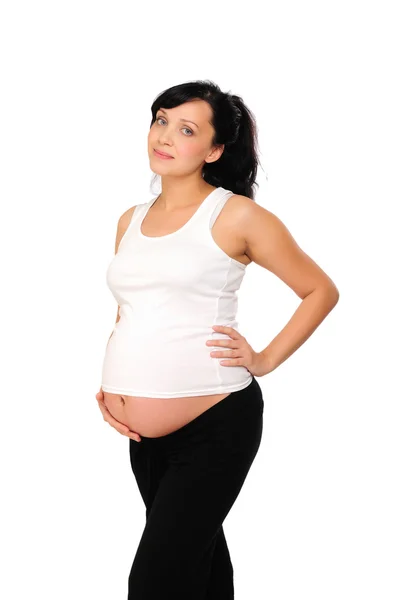 Charming pregnant mother Royalty Free Stock Images