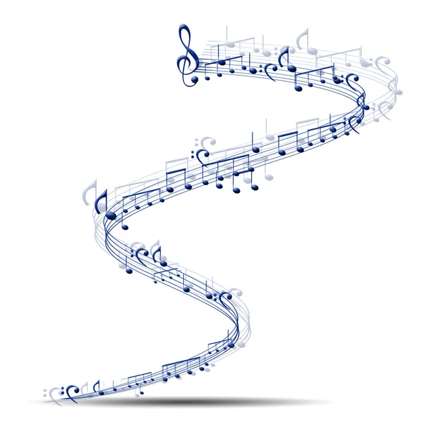 Kompozycja Uwaga Śpiewać Białym Tle Jako Symbol Muzyki — Zdjęcie stockowe