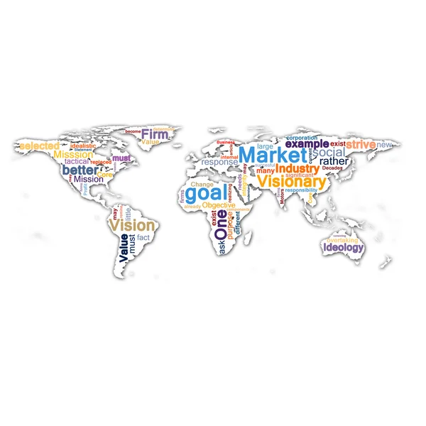 Modelo de negócio global — Fotografia de Stock