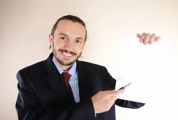 Retrato de la persona de negocios — Foto de Stock