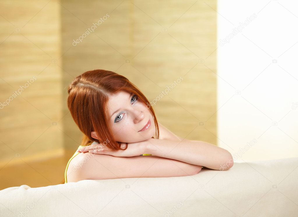 Asian young redhead POV