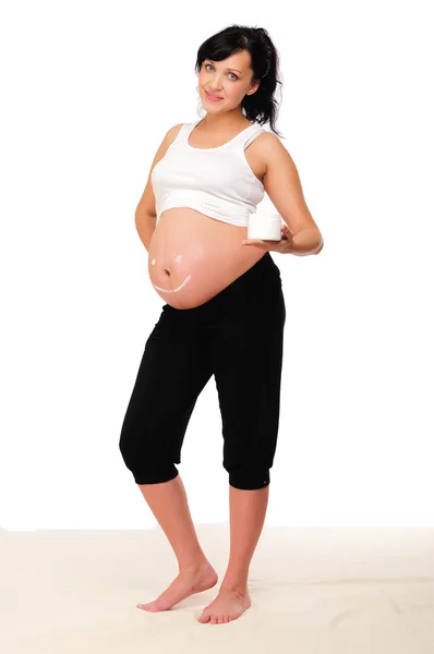 젊은 임신 엄마 — 스톡 사진