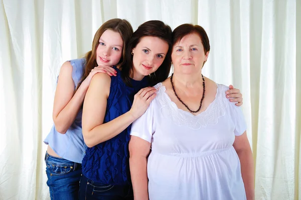 Τρεις γενιές των γυναικών μαζί — Φωτογραφία Αρχείου