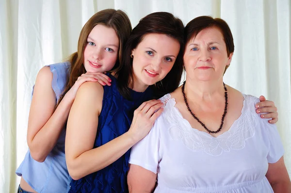 Três gerações de mulheres juntas — Fotografia de Stock