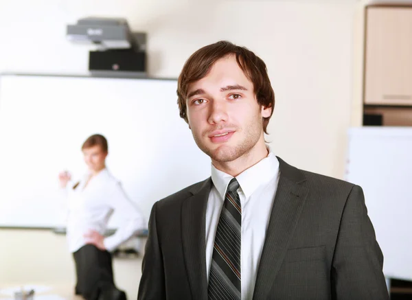 Young business man in office — Stock Photo, Image
