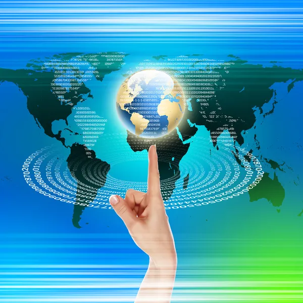 Global teknik illustration — Stockfoto