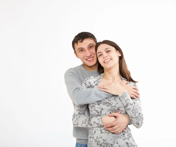 Una feliz pareja joven enamorada —  Fotos de Stock