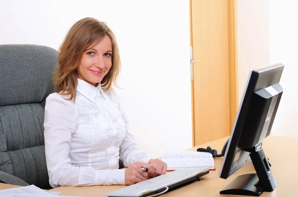 Portrait of young business woman Stock Image