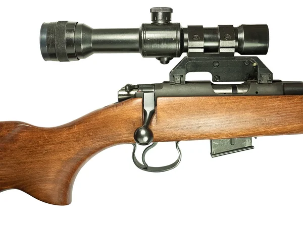 Rifle con mira telescópica — Foto de Stock