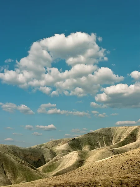 stock image Clouds over the desert.