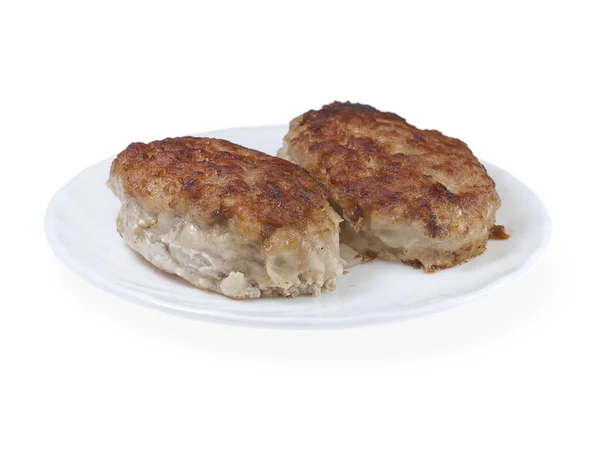 Stock image Cutlets on a white background