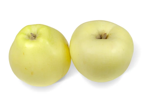 Two yellow apples — Stock Photo, Image