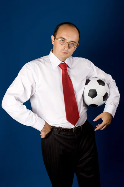 Geschäft mit Fußball (Fußball)) — Stockfoto