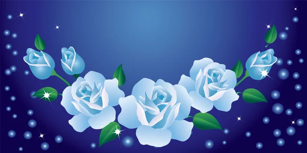 Rosas blancas . — Archivo Imágenes Vectoriales
