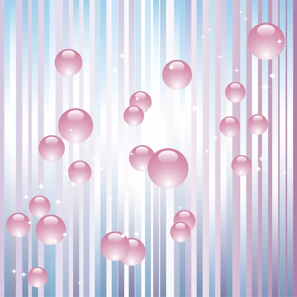 Abstract background with balls. — Stock Vector
