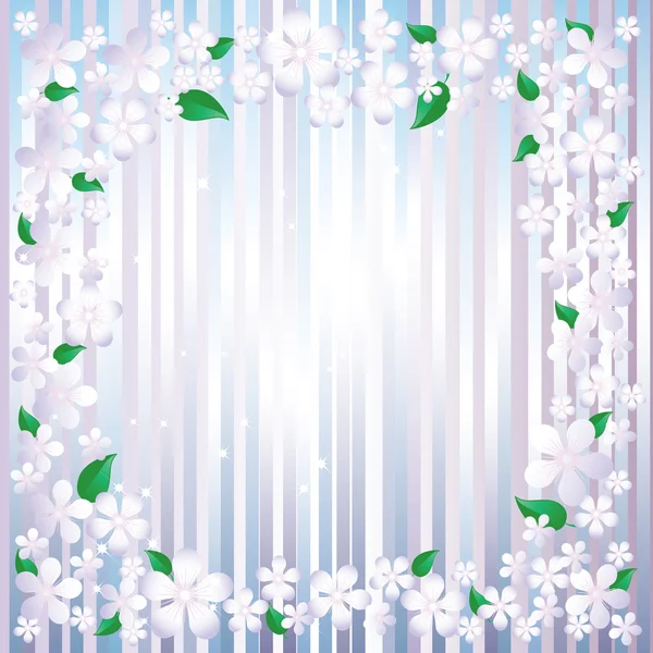 Cadre fleuri. — Image vectorielle
