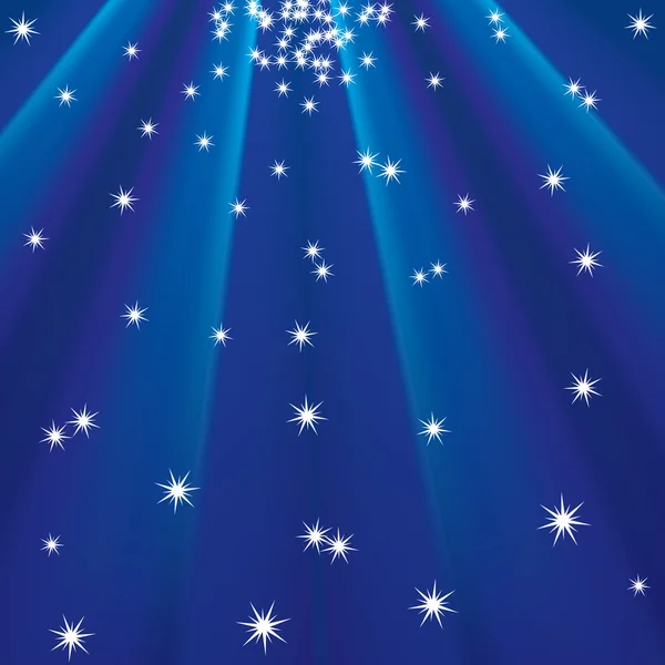 Background with stars and rays. — Stock Vector