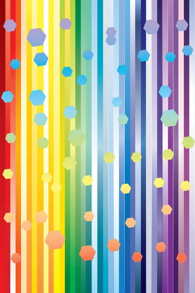 Un fondo abstracto de arco iris . — Archivo Imágenes Vectoriales