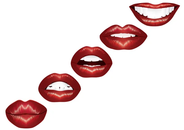 Lippen. lizenzfreie Stockillustrationen