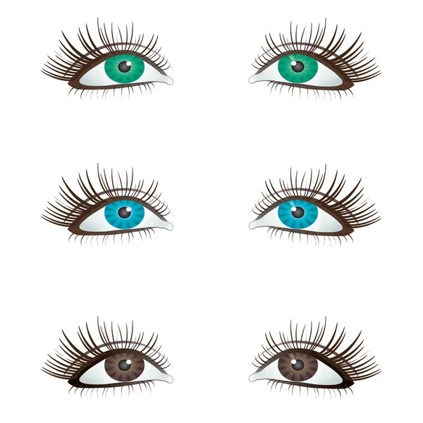 Eyes. — Stock Vector