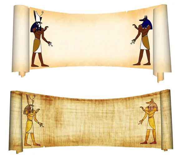 Anubis and Horus — Stock Photo, Image