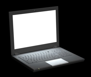 Parlak ekranlı laptop