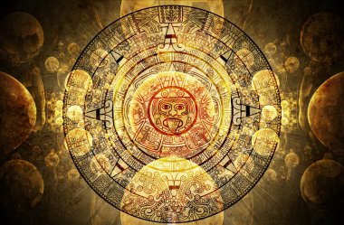 Maya prophecy clipart