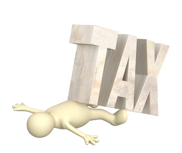 Hostage of the tax — Stock Photo, Image