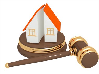 Division of property at divorce clipart