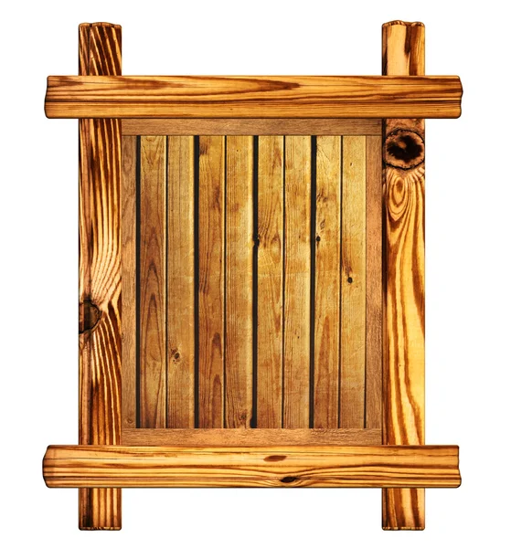 Cartello di legno — Foto Stock