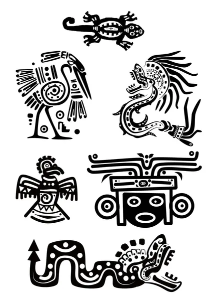 Amérindiens modèles nationaux — Image vectorielle
