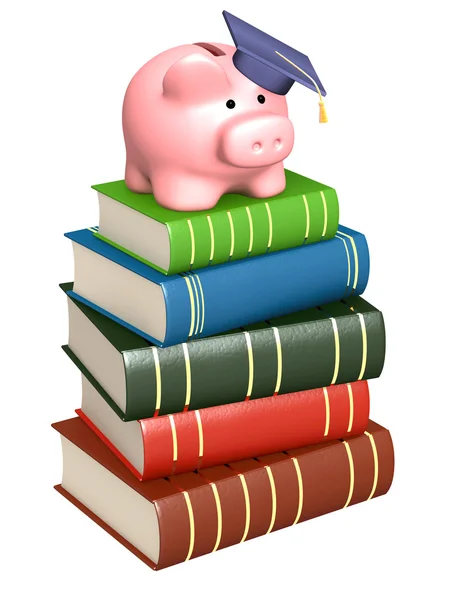 Geld voor onderwijs — Stockfoto