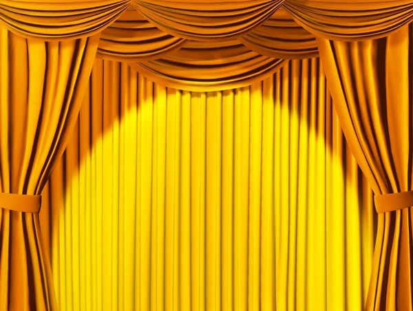 Theatrical curtain — Stock Photo, Image