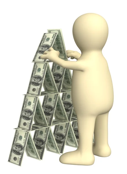 Financial pyramid — Stock Photo, Image