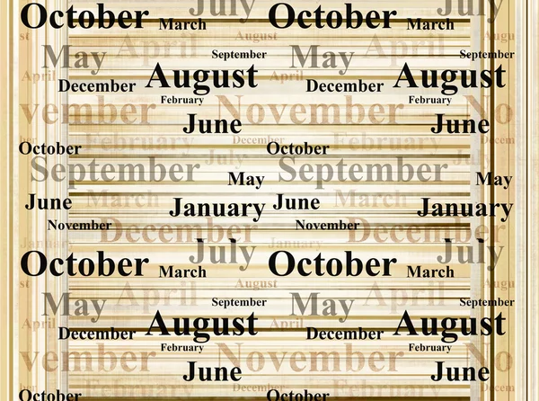 Months — Stock Photo, Image