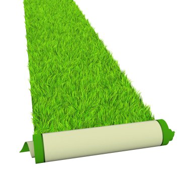 Green carpet clipart