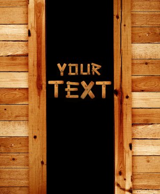 Texture - old wooden boards clipart