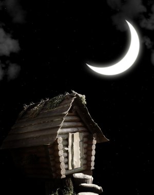 Witches hut clipart