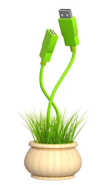 Tecnologia verde — Fotografia de Stock