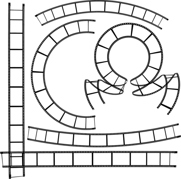 Vector filmstrips — Stock Vector