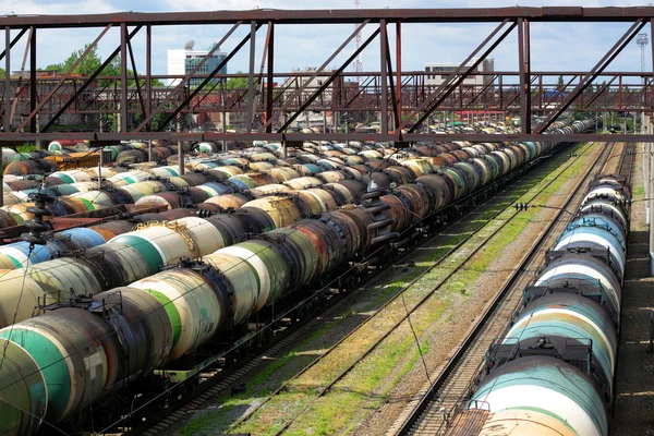 stock image Railway tank