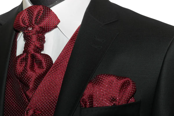 Casaco escuro, gravata — Fotografia de Stock