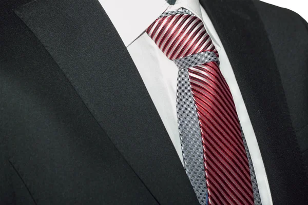 Casaco escuro, gravata — Fotografia de Stock