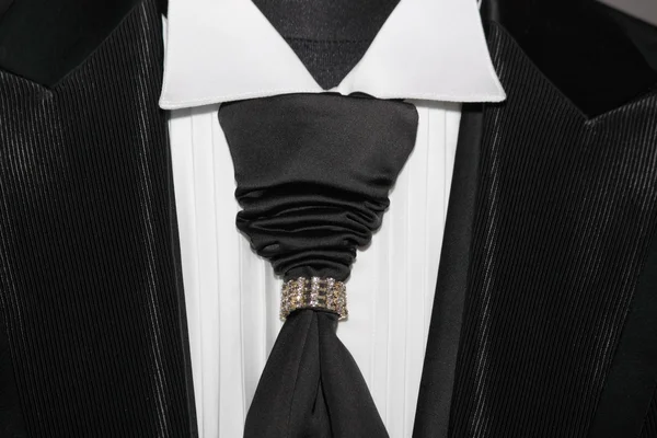 Dark jacket, tie — Stock Photo, Image