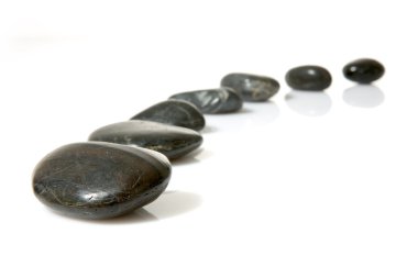 Zen stones isolated clipart